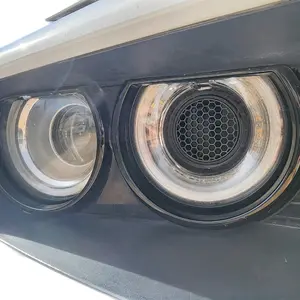 Dodge Challenger Intake Ring Headlight Insert Grille Cap Cover (Pair)