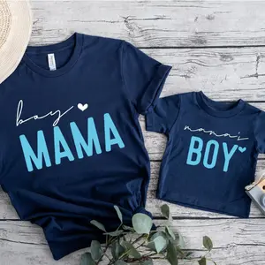 Mama And Mama's Boy Shirt, Bella Canvas Mama Tee, Mama's Boy T-Shirt, Matching Shirts, Mother's Day Shirt, Mama And Mama's Boy Tee