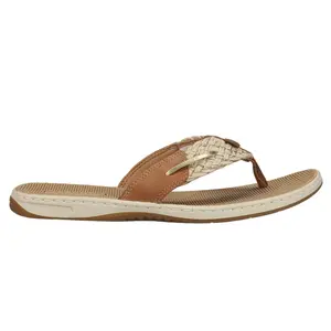 Sperry Womens Parrotfish Flip Flops Casual Sandals Casual Low Heel 1-2" - Brown