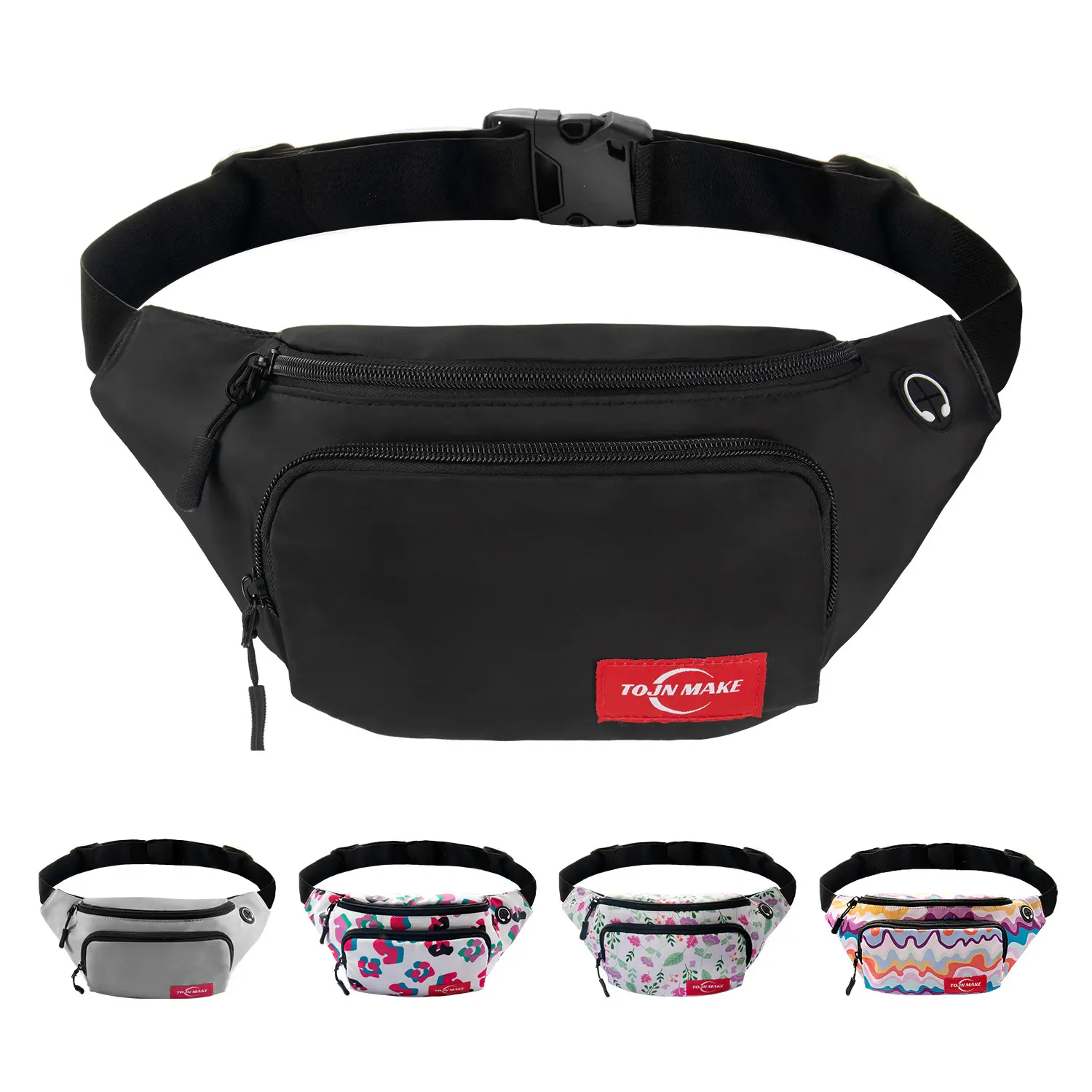 Sports Waist Bag for Men and Women, Close-fitting Running Phone Pouch, Outdoor Multi-functional Travel Large Capacity Waist Bag