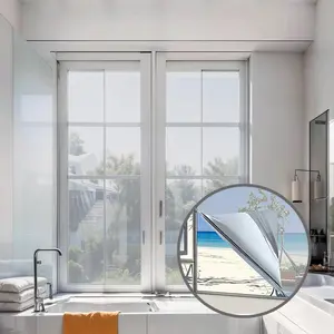 Window Film, 1 Roll Anti-UV Heat Insulation Window Film, Privacy Window Film, Window Covering for Home, Office, RV, Camping