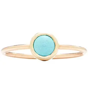 Gemstone Stacking Ring With Turquoise