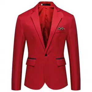 Cross-border Foreign Trade Men&amp;#039;s Suit Jacket Wholesale New Style British Style Men&amp;#039;s Suit AliExpress Casual Suit Men Formal Menswear