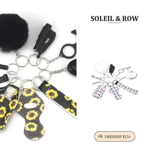 Soleil & Row Alloy Keychain Accessory Bottles - Cute Aesthetic Pendant with Sturdy Lobster-Clasp Hardware, Lightweight, Easy to Swap Daily, Convenient Printing Bag Charm Decoration