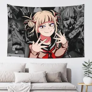 2026 New My Hero Academia Tapestry Poster  Vibrant Art Wall Hanging For Bedroom, Living Room, Or Office Decor  Perfect For Parties, Boys & MenS Spaces tapestry bedroom decorative accessories Cotton Light Decoration Linen White