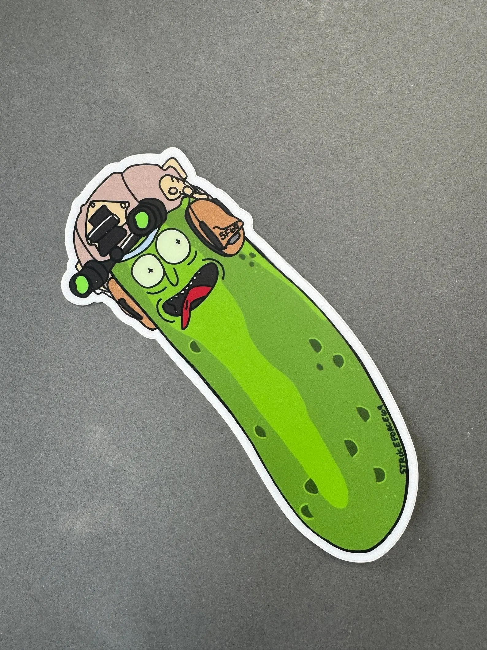 Tactical Pickle NVG Tactical Meme Sticker
