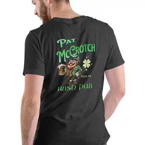 Pat McCrotch Irish Pub T Shirt, Unisex Cotton Casual Menswear