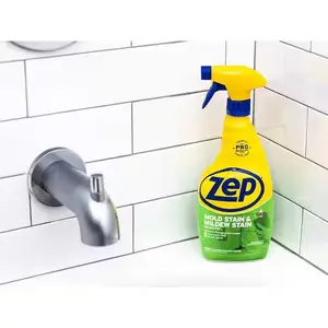 Zep 32 oz. Mold and Mildew Stain Remover Unscented for Effective Stain Removal on Various Surfaces