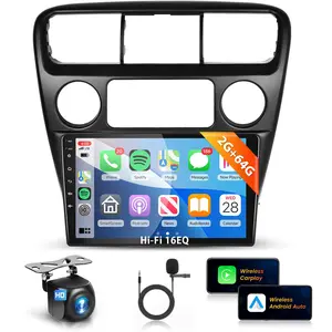 podofo HiFi 16EQ 2G+64G Car Radio for Honda Accord 6th (1998-2004), 9 in IPS 1080P Touchscreen with Wireless CarPlay, Android Auto, Wireless CarPlay, Pre-Wired GPS Navigation, WiFi, Bluetooth, RDS FM Radio, AHD Backup Camera, Mic summervibes fathersdaygif
