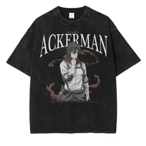 Mikasa Vintage Oversized T-Shirt Crew Neck 100% Cotton Relaxed Fit S-5XL Graphic Casual Tee with Seamless Rib Collar - Menswear, Stylish - Top,, Fabric Fabric, Tshirt