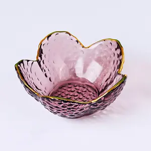 Small Jewelry Dish Tray for Women, Crystal Ring Holder Dish, Glass Ring Dish Engagement Gift, Flower Jewelry Tray Trinket Dish, Vanity Jewelry Plate Dish, Decorative Jewely Ring Bowl Dish