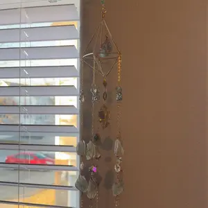 Crystal Light Catcher, Hanging Wind Chime Sun Catcher for Garden, Patio and Window, Rainbow Maker Outdoor and Indoor Bohemian Style Hanging Decor Light Catcher Prism #TOP PICKS