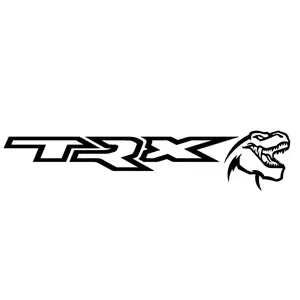 Dinosaur T-Rex TRX Decal Sticker for Dodge Ram Logo 1500 2500 3500