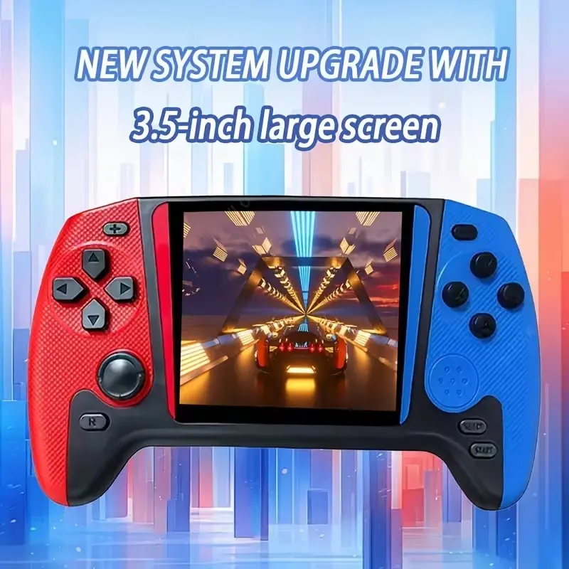 Retro Handheld Gaming Console/3.5-inch Large Screen/Rechargeable Battery/ABS Material/USB Charging/Ideal for Christmas, Thanksgiving, and Black Friday Gifts