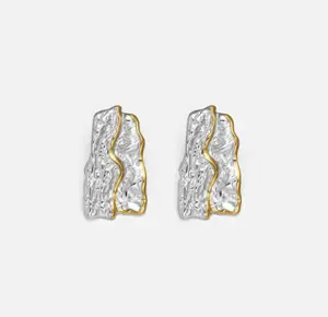 Drift | Two-tone Stainless-Steel Earrings Studs