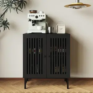 Buffet Storage Cabinet with 2 Doors,Kitchen Sideboard with Storage,Coffee Bar Cabinet for Kitchen,Living Room,Natural