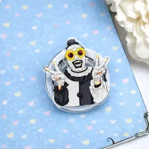 Scary Clown-Inspired Magnetic Phone Grip, Horror Magsafe Kindle Grip, Gift For Readers, Bookish Griptok, Special Gifts mount holder stand accessories Universal Car