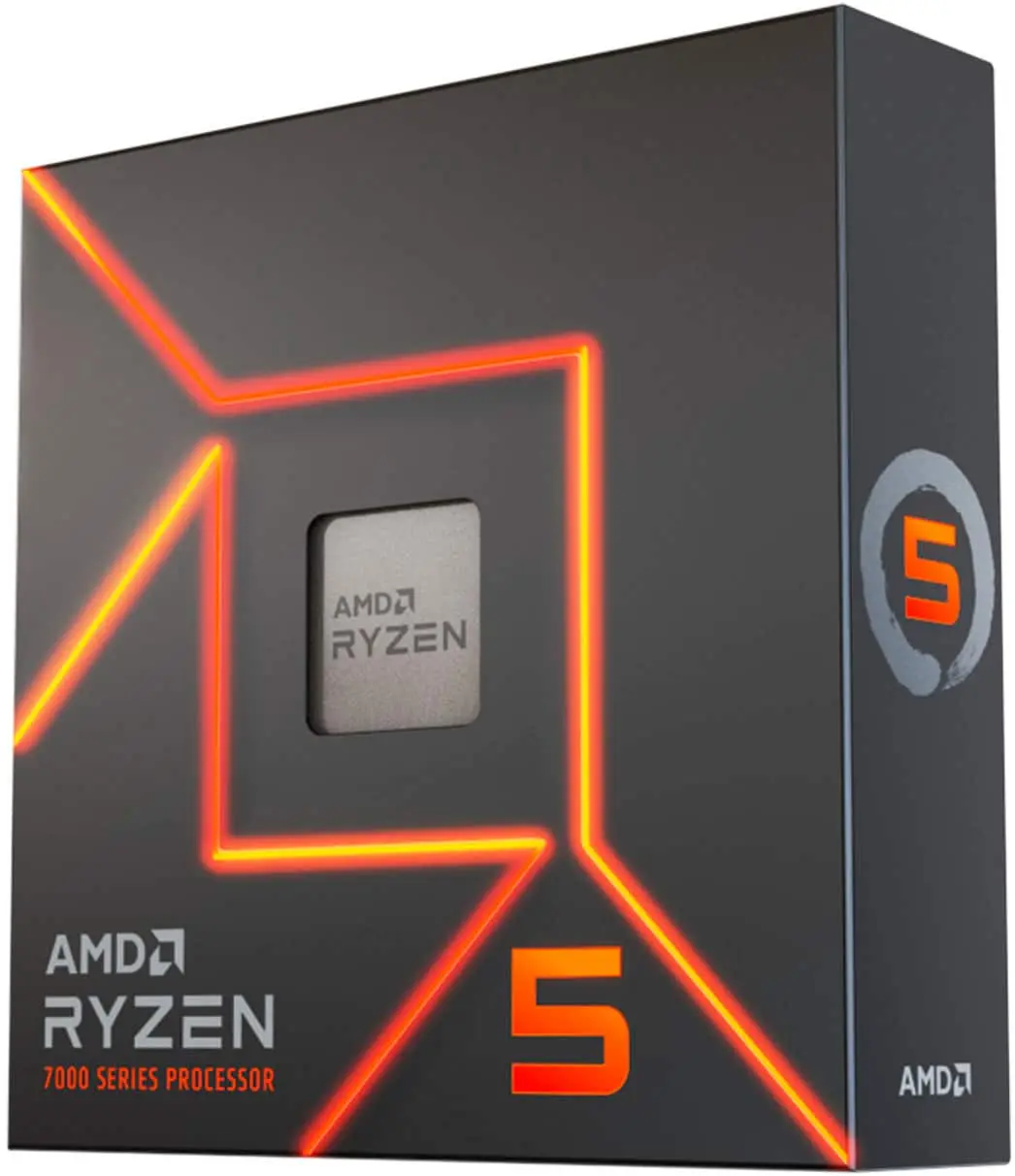 Ryzen 5 7600X 6-Core - 12-Thread 4.7GHz (5.3 GHz Max Boost) Socket AM5 PCI Express 5.0 Unlocked Desktop Processor