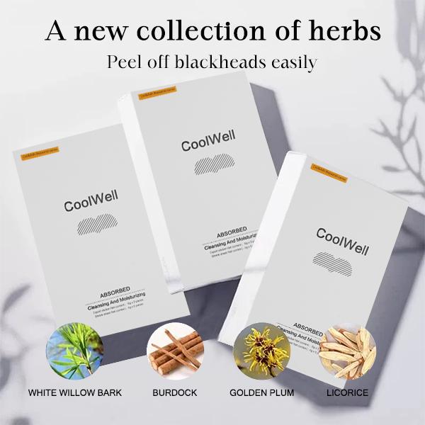 COOLWELL Blackhead Remover,Miracle Patch Melting Pack - NoseStrips for Blackheads, Pore Meltingand Soothing Sheets, 3 Step Kit,Sebum Removing Cotton Swabs nose patches for black heads,nose patches for pores,nose patches for black heads,nose patch