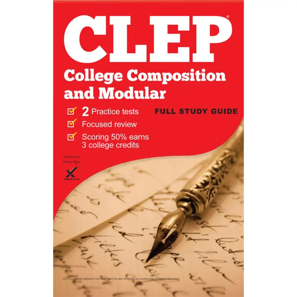 USED-CLEP College Composition/Modular 2017 by Egan, Jessica (Paperback)