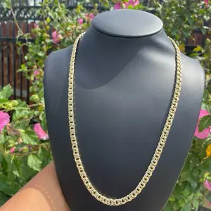 High Quality Chino Link chain Size 24 6mm - no green skin durable jewelry