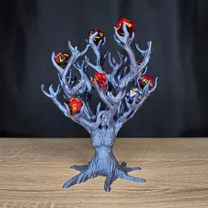 Tree Goddess Dice Tray,Funny Tabletop Portable Dice Display Dice Tower Accessories Dice Bag Goddess ,Display Organiser for Tabletop RPG & DND, Lightweight & Durable
