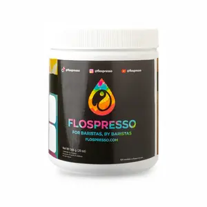 Flospresso Espresso Machine Cleaning Powder 566 grams 20 oz Premium Concentrated Cleaner for Group Heads Valves & Internal Lines