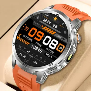 MEVADEN 1.85" HD Large Screen Smart watch,Answer/Make Calls, Bluetooth, Message Reminder,Steel Case Sturdy Durable,1000mAh Large Battery,Multiple Sports Fitness Tracker smartwatch for Men