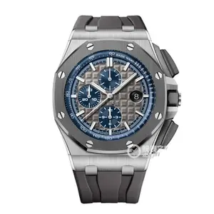 Men's high-quality watch with six hands and three subdials, Swiss fashion sports watch