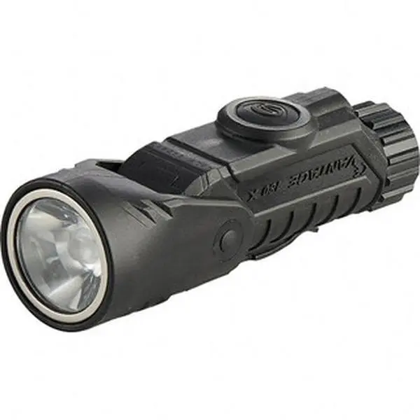 Streamlight Tactical LED Lights Flashlight - Adult Nylon Body Model 88913, 250 Lumens, 900 Min Long-Lasting Runtime, White & Blue LEDs, Black Body, 1 Li-Ion Battery Included
