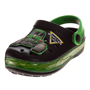 Monster Jam Boys Grave Digger Slip-On Clogs with a Back Strap (Toddler)
