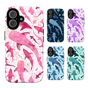 Whale Ocean Phone Cases| Vibrant Whale Shark & Shark Designs for Ultimate Style| Compatible with iPhone 17, 16, 15, 14, 13, 12, 11 & Samsung Galaxy S23 S24 S25 S26| Durable Protective Covers for Marine Life Lovers