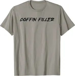 Coffin Filler Halloween Costume Word Design T-Shirt - Claragonz Shop 42B0B7K9RFF8