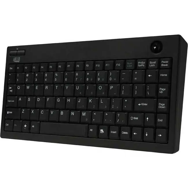Adesso EasyTrack 3100 Wireless Mini Trackball Keyboard WKB3100UB
