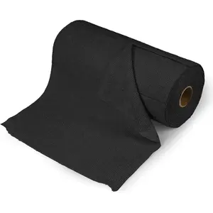 50 count Microfiber Cleaning Cloth Roll, 10"x10"   Microfiber Towels,  Washable Cloth Paper Towels, Multi-Purpose Cleaning Rags for   Kitchen Garage Shop (Black)