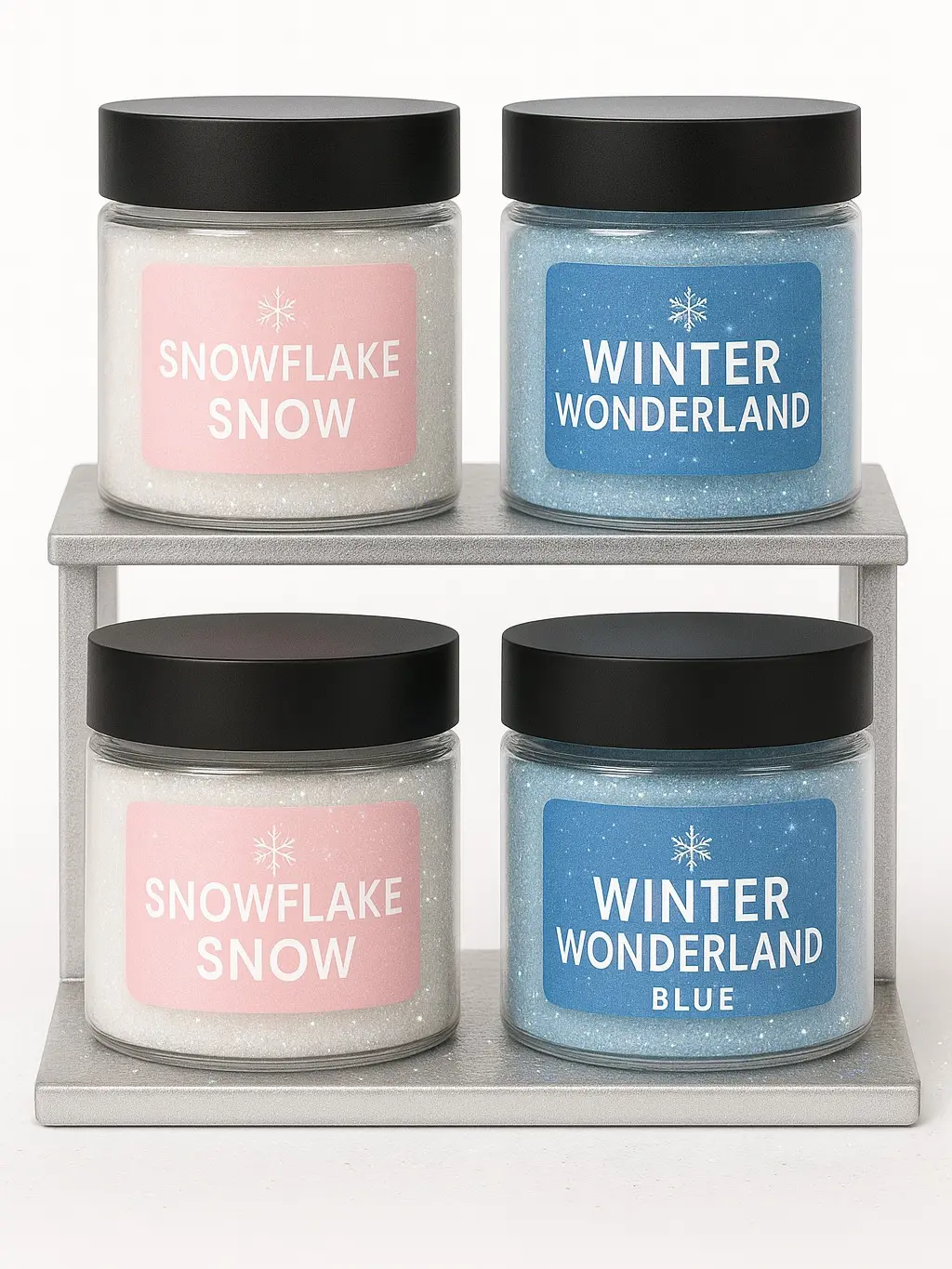 Winter Wonderland and Snowflake Snow Imitation Soft Fluffy Granules for Festive Decor & Sensory Activities Moldable Snow