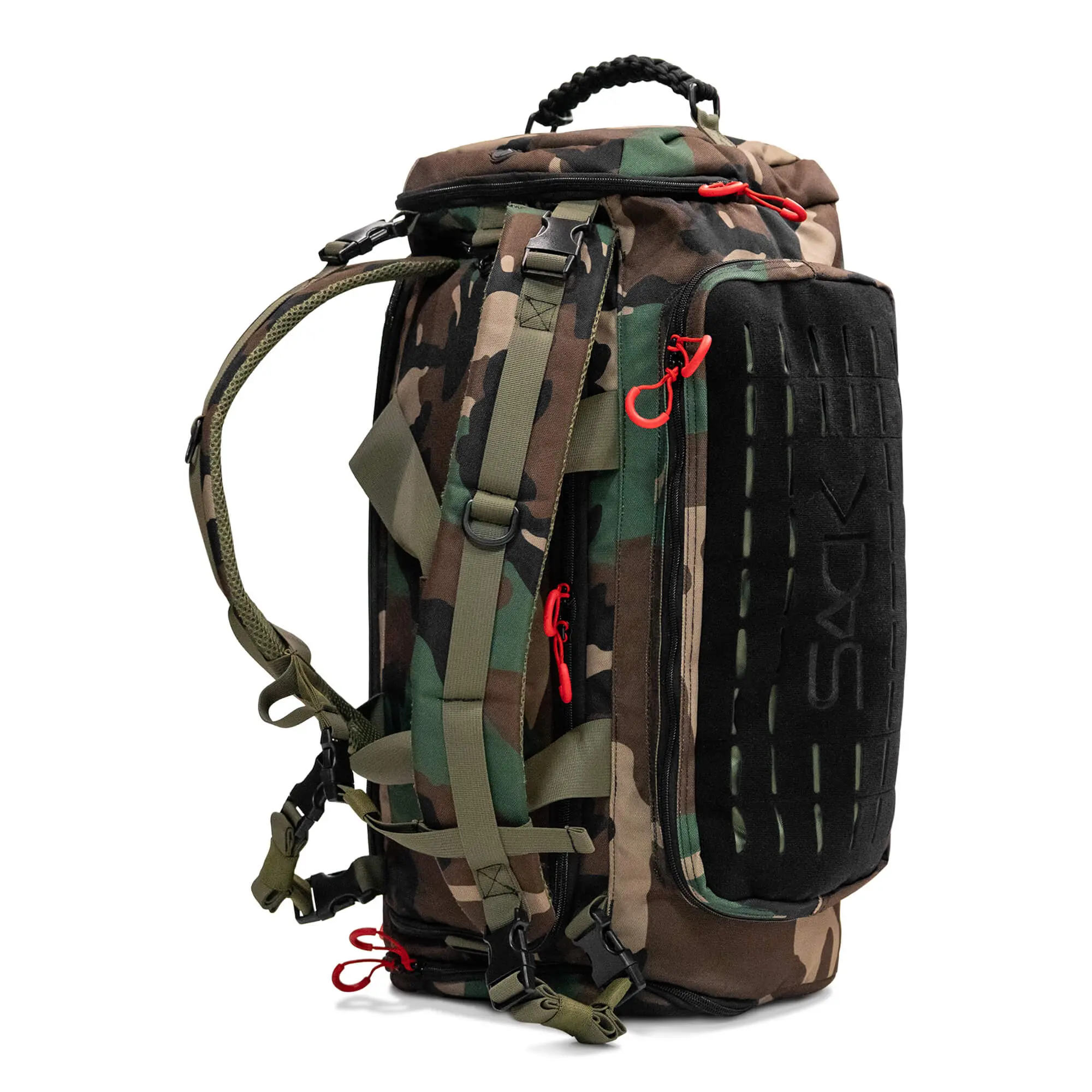 Rugged Style Rucksack Bag and Convertible Sling Backpack, Water-Resistant 900D Oxford, Airline Approved with Shoe Compartment & YKK Zippers