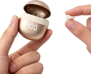 Invisible Mini Small Earbuds Wireless Bluetooth, Skin Tone Comfortable Discreet Tiny Hidden Micro Smallest Sleep Earbuds Low Profile Headphones for Work Ear Buds for Small Ears Canals Women spring deal side sleeperearphones in-ear design wireless earphone
