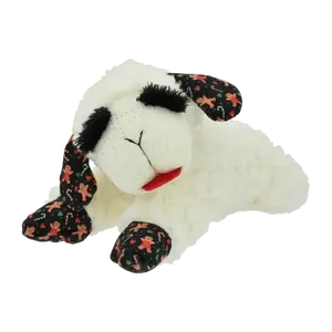 Multipet Christmas Lamb Chop Dog Toy - Fun & Soft Plush 10.5”