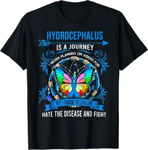 Hydrocephalus is a journey I never planed T-Shirt - Jenniferlau Shop 23B08S8KDK6W