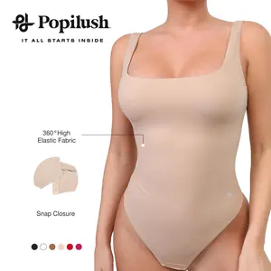 Popilush CloudSense Thong Shapewear Bodysuit