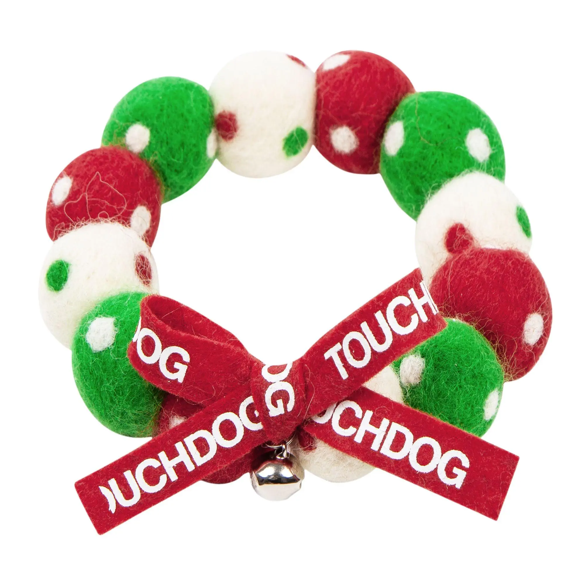 Touchcat Pom-Pom Cat Neck Collar w/ Chime Bell