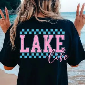 Lake Life Shirt , Retro Lake Vibes Shirt, Summer Vacation Shirt, Unsiex Shirt Fit Top