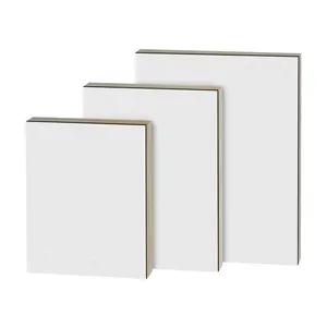Trekell Gesso Primed Hardboard Panel - 7/8" Traditional Profile for Painting, Lightweight and Ideal for Oil and Acrylic Paint, Made in the USA