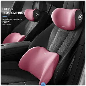 Lumbar Support Pillow for Office Chair and Car Seat, Ergonomic Memory Foam Back Cushion with Adjustable Straps.summervibes.