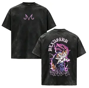 [HM 100%cotton]This retro washed oversized tee is a vibrant tribute to Dragon Ball Z’s iconic Majin Buu, blending anime nostalgia with modern streetwear energy humorous tshirt men funny shirts men's t shirts cotton tee shirt invincible shirt siah t shirt