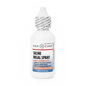 GeriCare Saline Nasal Spray 0.65% â€“ Moisturizing Nasal Relief for Dryness, Congestion & Irritation, 1.5 fl oz