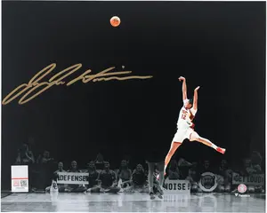 JuJu Watkins USC Trojans Autographed 8" x 10" Fall Away Jumper Spotlight Photograph - Signed in Gold Ink - Fanatics Authentic Certified