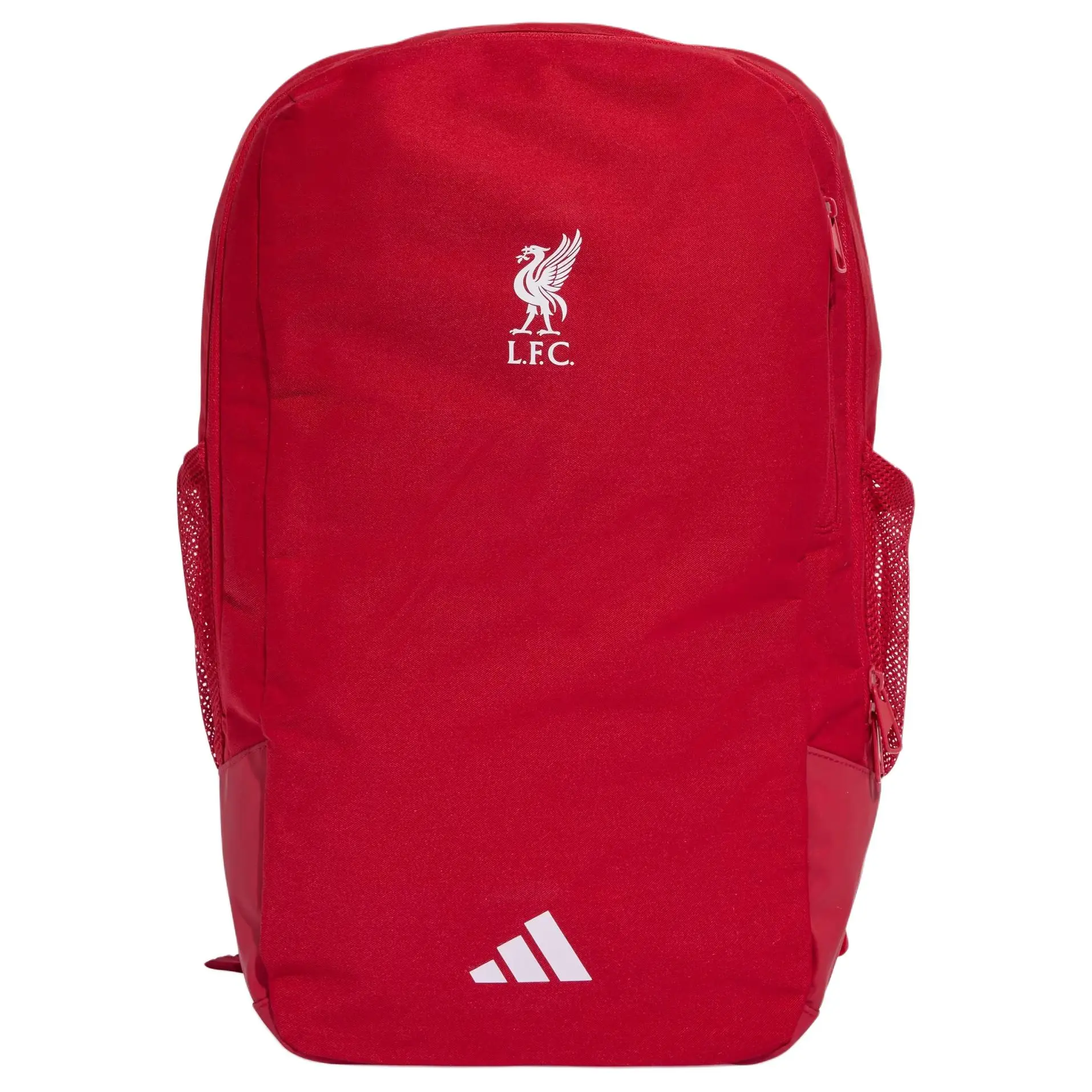 Adidas Unisex Liverpool Football Club Logo Polyester Backpack, Red Functional Luggage Bag