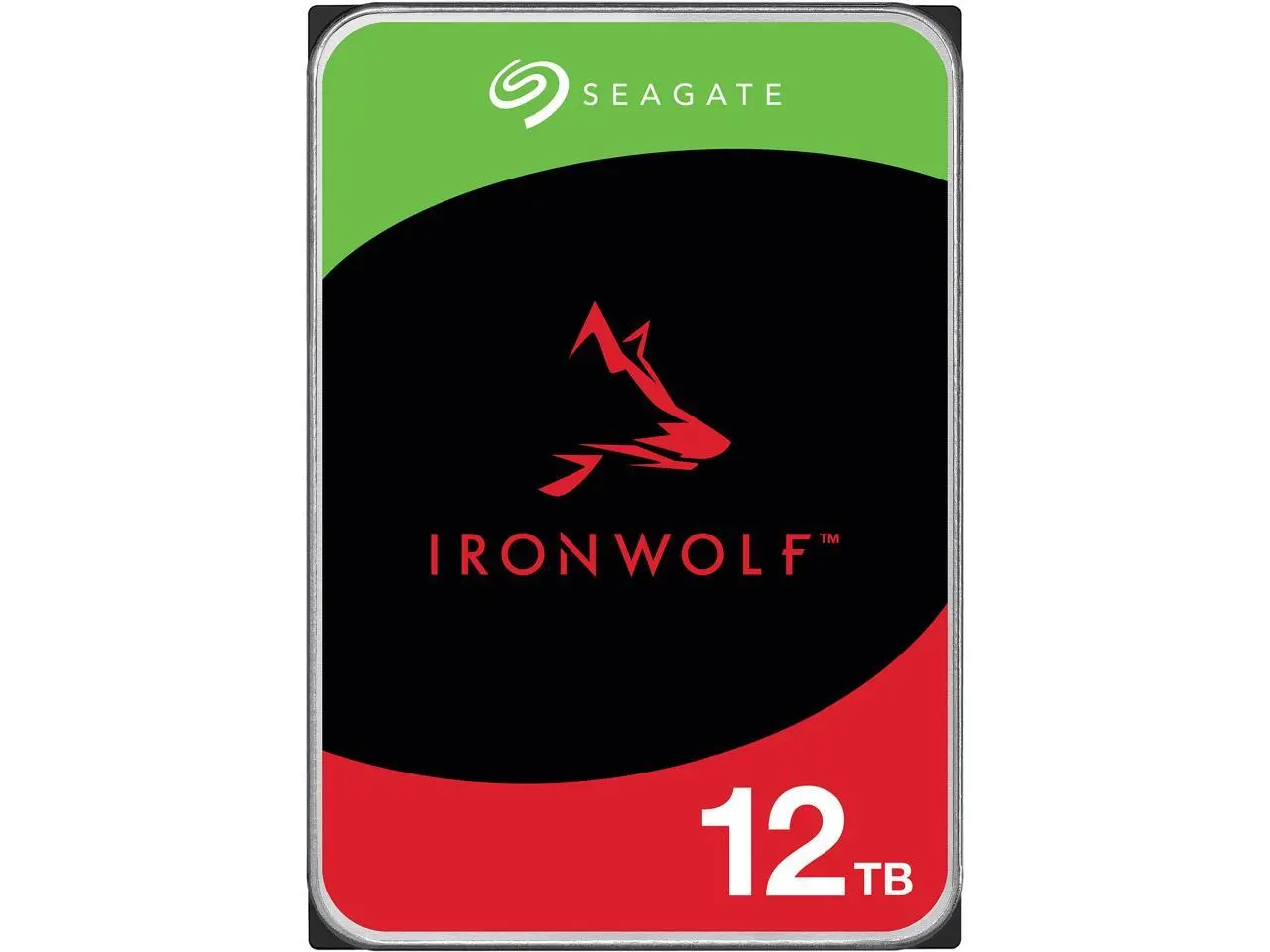 Seagate IronWolf 12TB NAS Hard Drive 7200 RPM 256MB Cache SATA 6.0Gb/s CMR 3.5" Internal HDD for RAID Network Attached Storage - ST12000VN0008